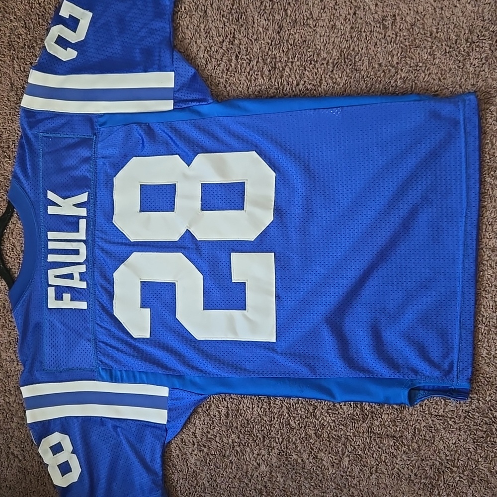 1995 Marshall Faulk Indianapolis Colts Wilson Authentic NFL Jersey - Picture 2 of 9
